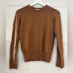 Zara long sleeve tan sweater